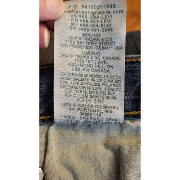 DENIZEN from Levi's Men's Loose Relaxed Fit Blue Denim Jeans Size 38x33 (Actual) - Picture 10 of 15